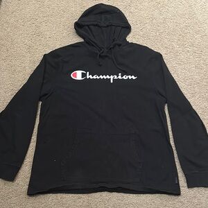 Champion Black Hoodie